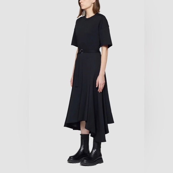 3.1 Phillip Lim Asymmetrical Mixed Media Dress - Picture 3 of 8